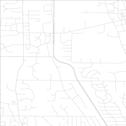 ROAD MAP OF LAKE FOREST, ILLINOIS BY MAPBAKES