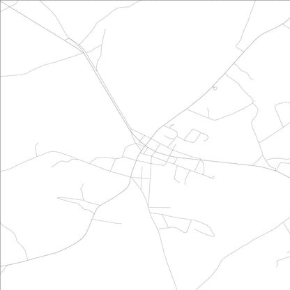 ROAD MAP OF BOWMAN, GEORGIA BY MAPBAKES