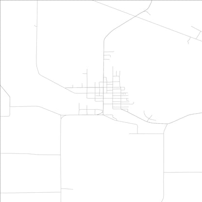 ROAD MAP OF OXFORD, LOWA BY MAPBAKES