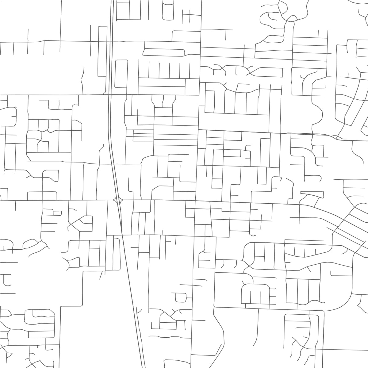 ROAD MAP OF NIXA, MISSOURI BY MAPBAKES