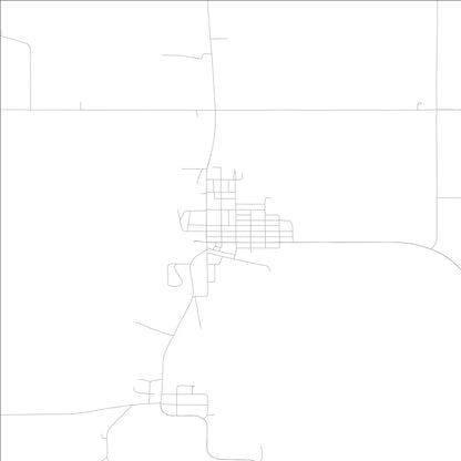 ROAD MAP OF OXFORD JUNCTION, LOWA BY MAPBAKES