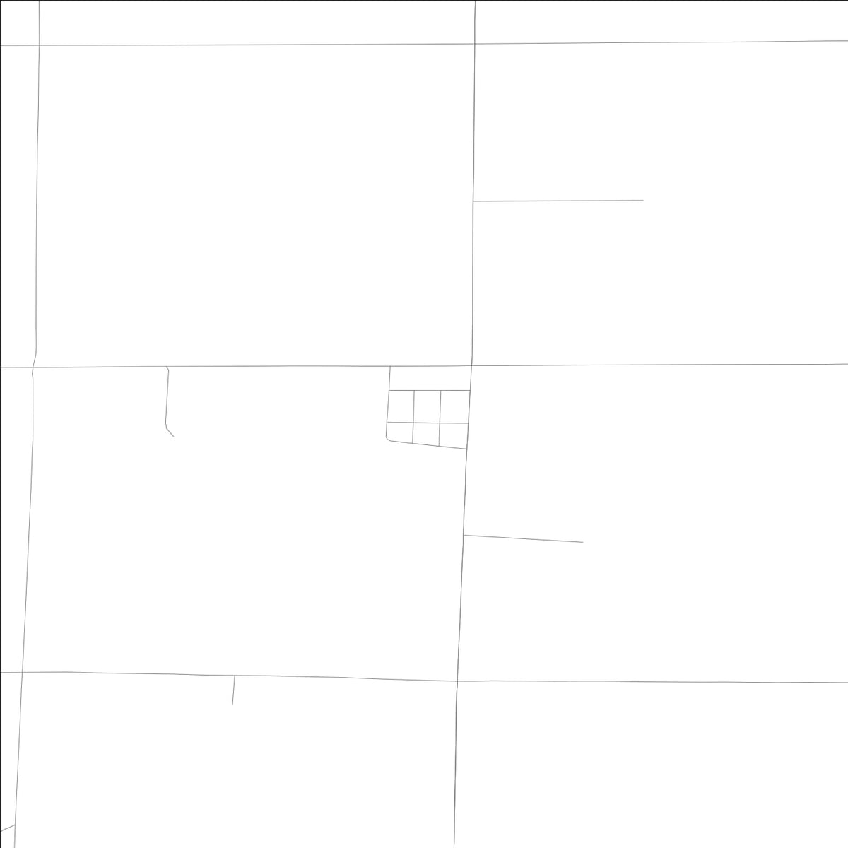 ROAD MAP OF OYENS, LOWA BY MAPBAKES