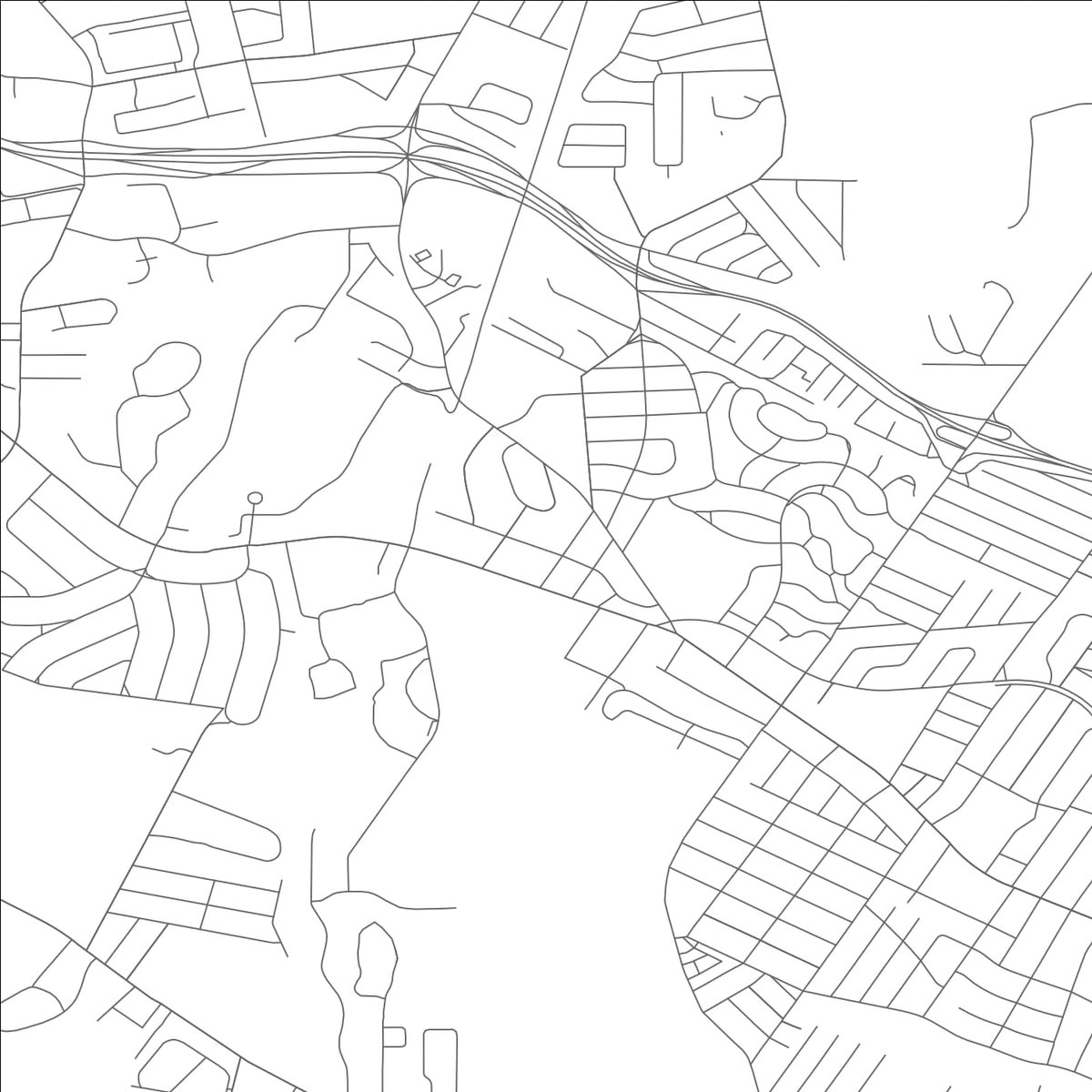 ROAD MAP OF NORMANDY, MISSOURI BY MAPBAKES