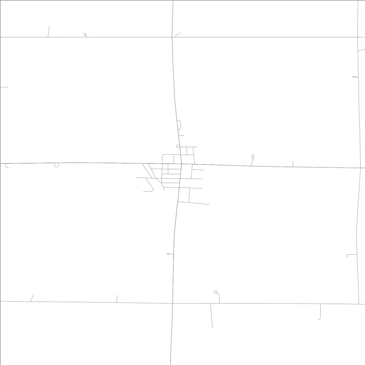 ROAD MAP OF PALMER, LOWA BY MAPBAKES
