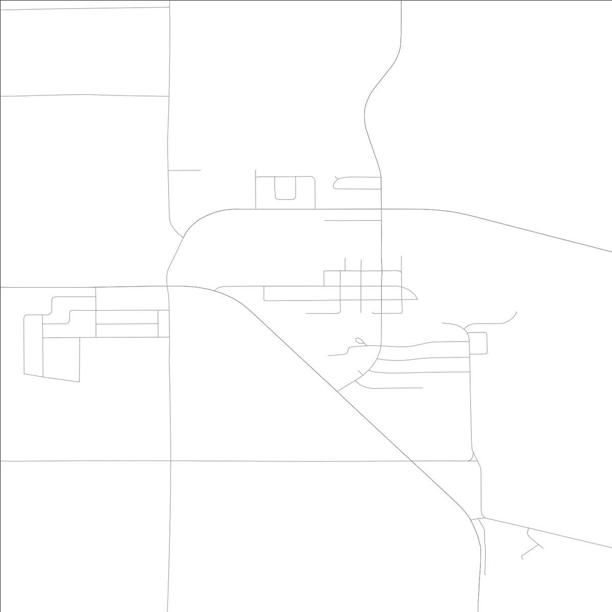 ROAD MAP OF PALO, LOWA BY MAPBAKES