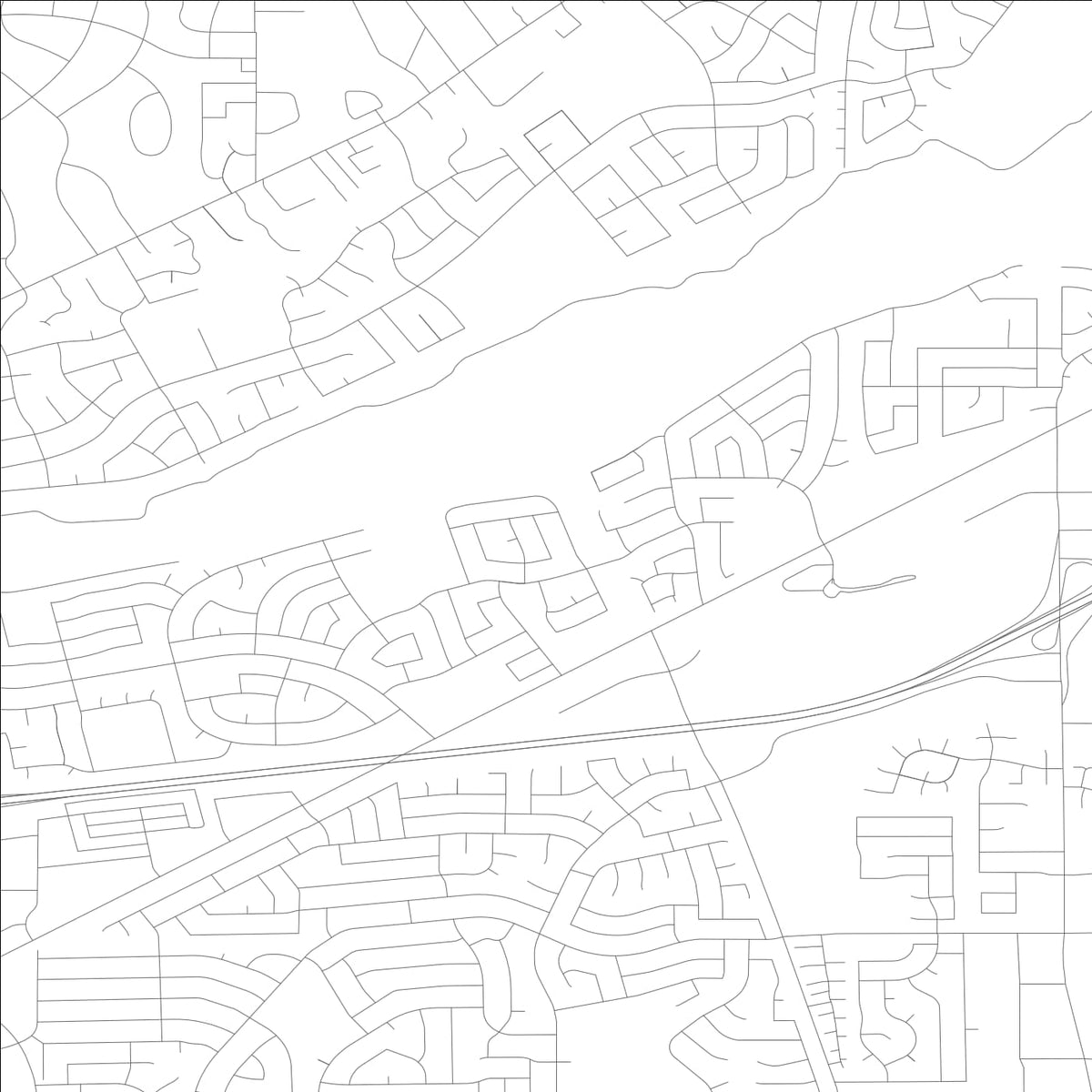 ROAD MAP OF LA RIVIERA, CALIFORNIA BY MAPBAKES