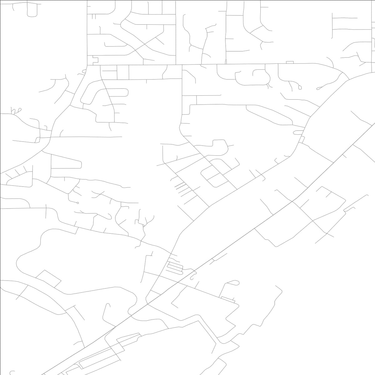 ROAD MAP OF PANORAMA PARK, LOWA BY MAPBAKES