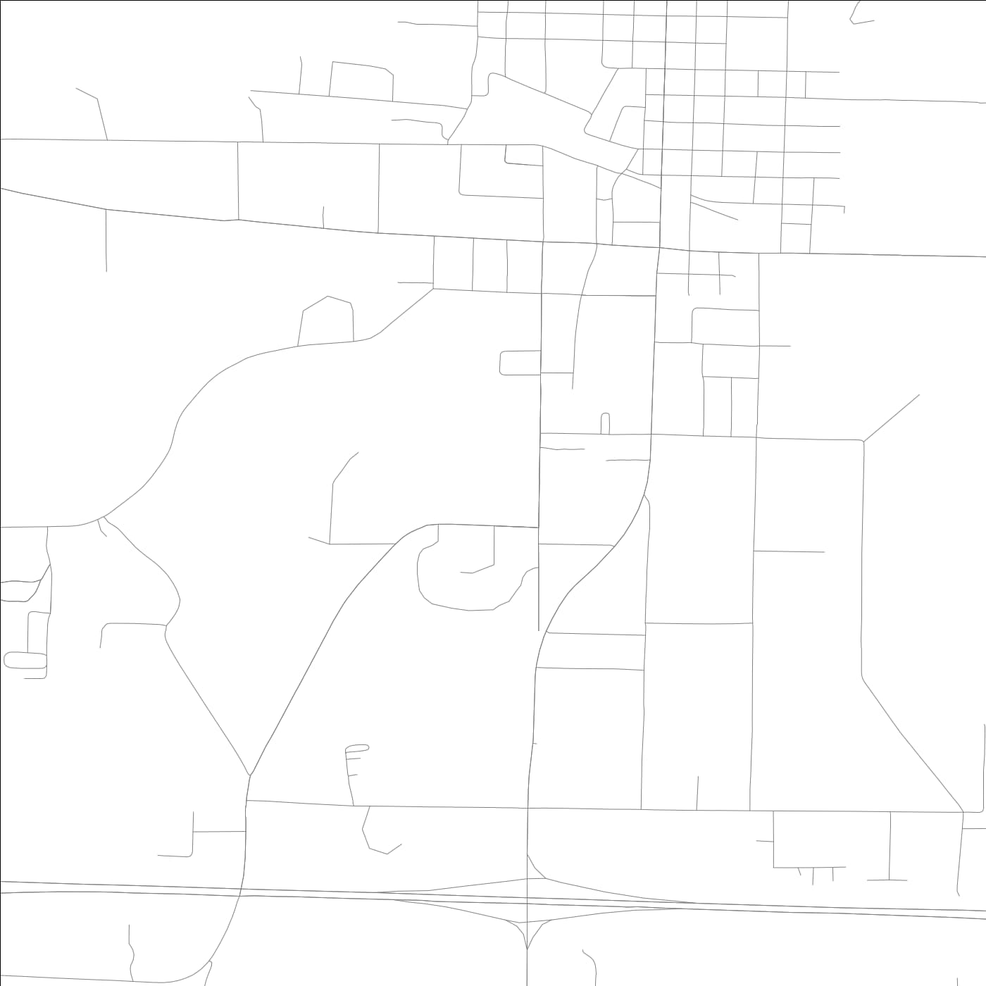 ROAD MAP OF BONIFAY, FLORIDA BY MAPBAKES