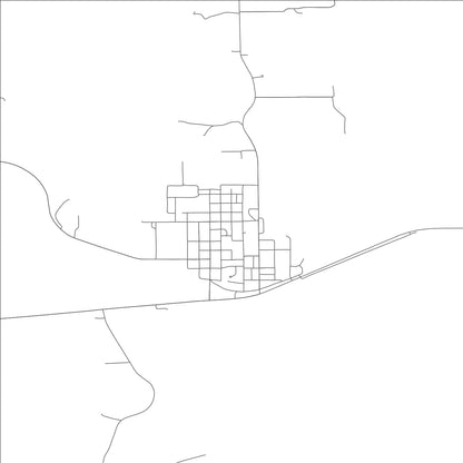 ROAD MAP OF NOVINGER, MISSOURI BY MAPBAKES