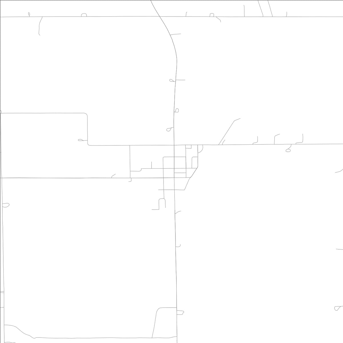 ROAD MAP OF PARNELL, LOWA BY MAPBAKES