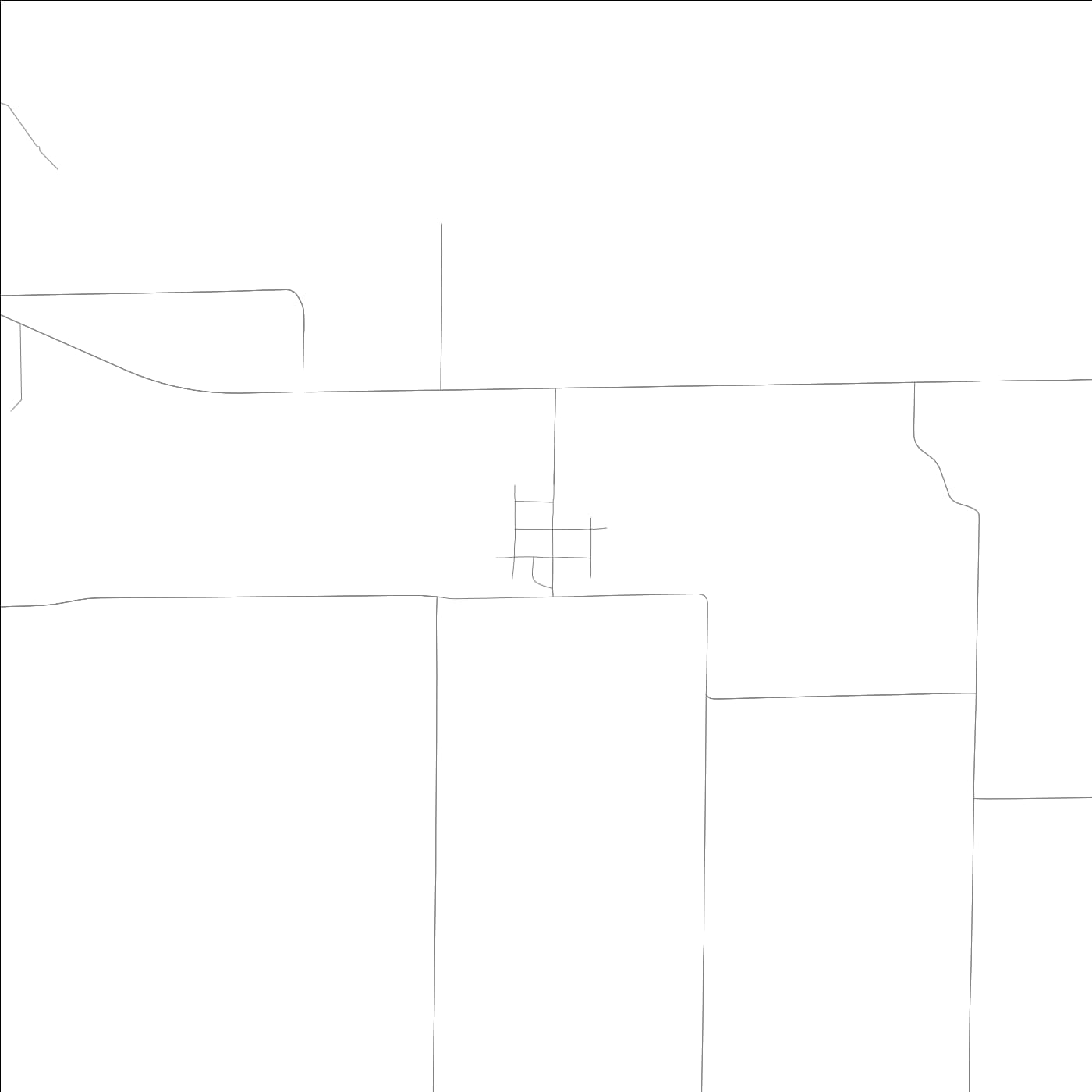 ROAD MAP OF LANE, ILLINOIS BY MAPBAKES