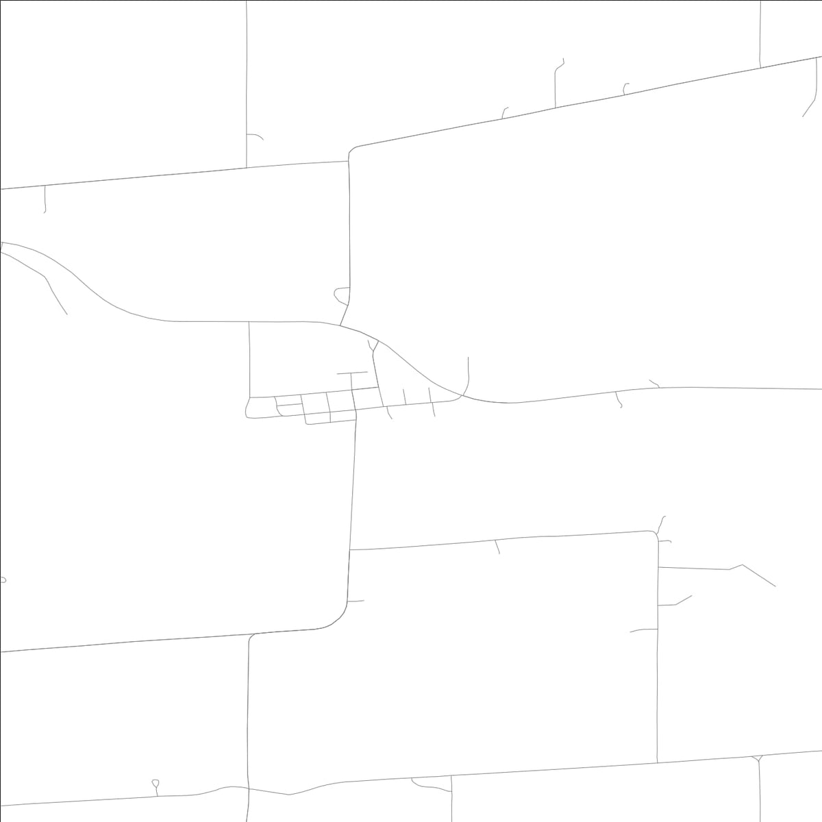 ROAD MAP OF PATTERSON, LOWA BY MAPBAKES