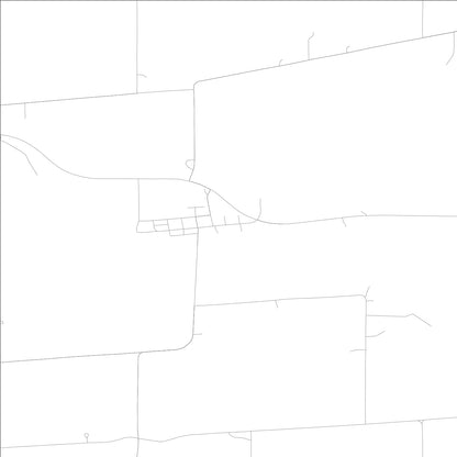 ROAD MAP OF PATTERSON, LOWA BY MAPBAKES