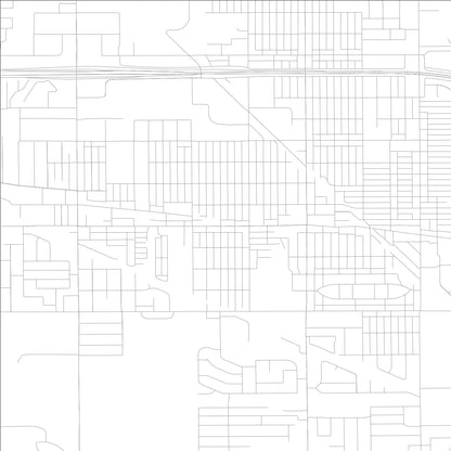 ROAD MAP OF LANSING, ILLINOIS BY MAPBAKES