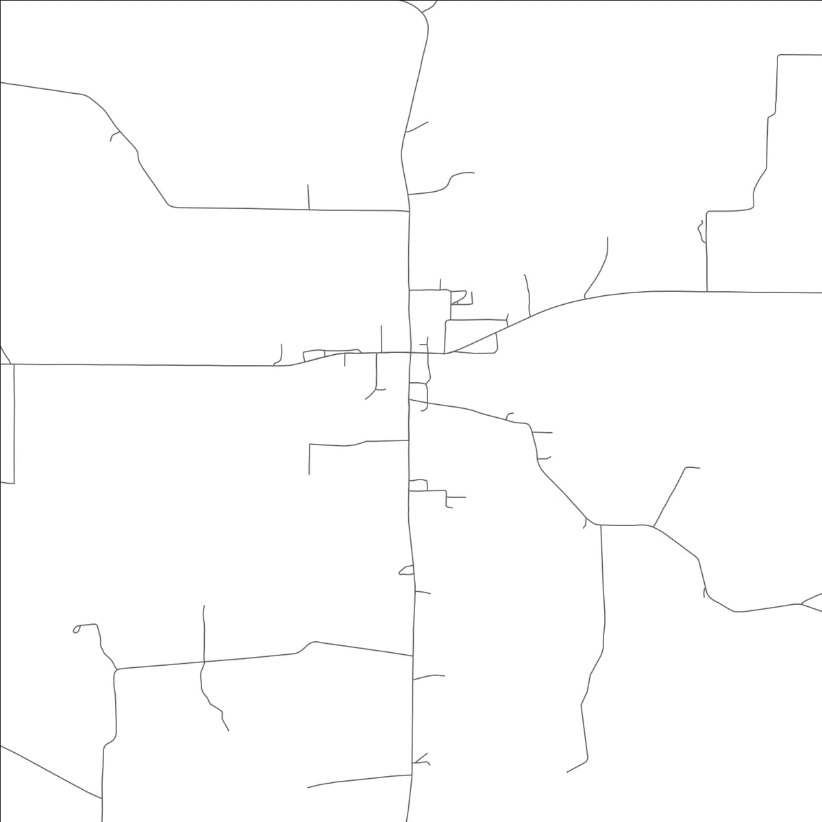 ROAD MAP OF OAK RIDGE, MISSOURI BY MAPBAKES