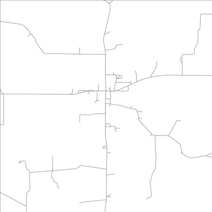 ROAD MAP OF OAK RIDGE, MISSOURI BY MAPBAKES