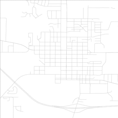 ROAD MAP OF PELLA, LOWA BY MAPBAKES
