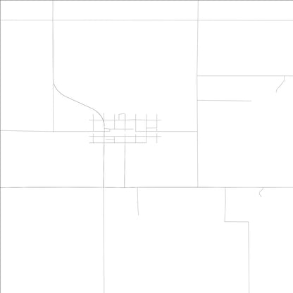 ROAD MAP OF LAPLACE, ILLINOIS BY MAPBAKES