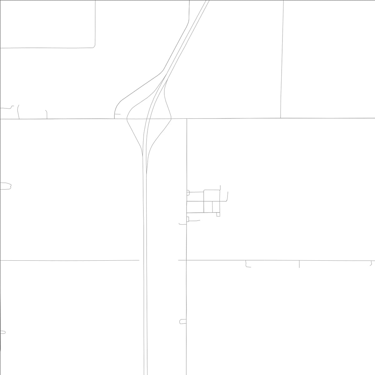 ROAD MAP OF PERCIVAL, LOWA BY MAPBAKES