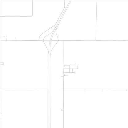 ROAD MAP OF PERCIVAL, LOWA BY MAPBAKES