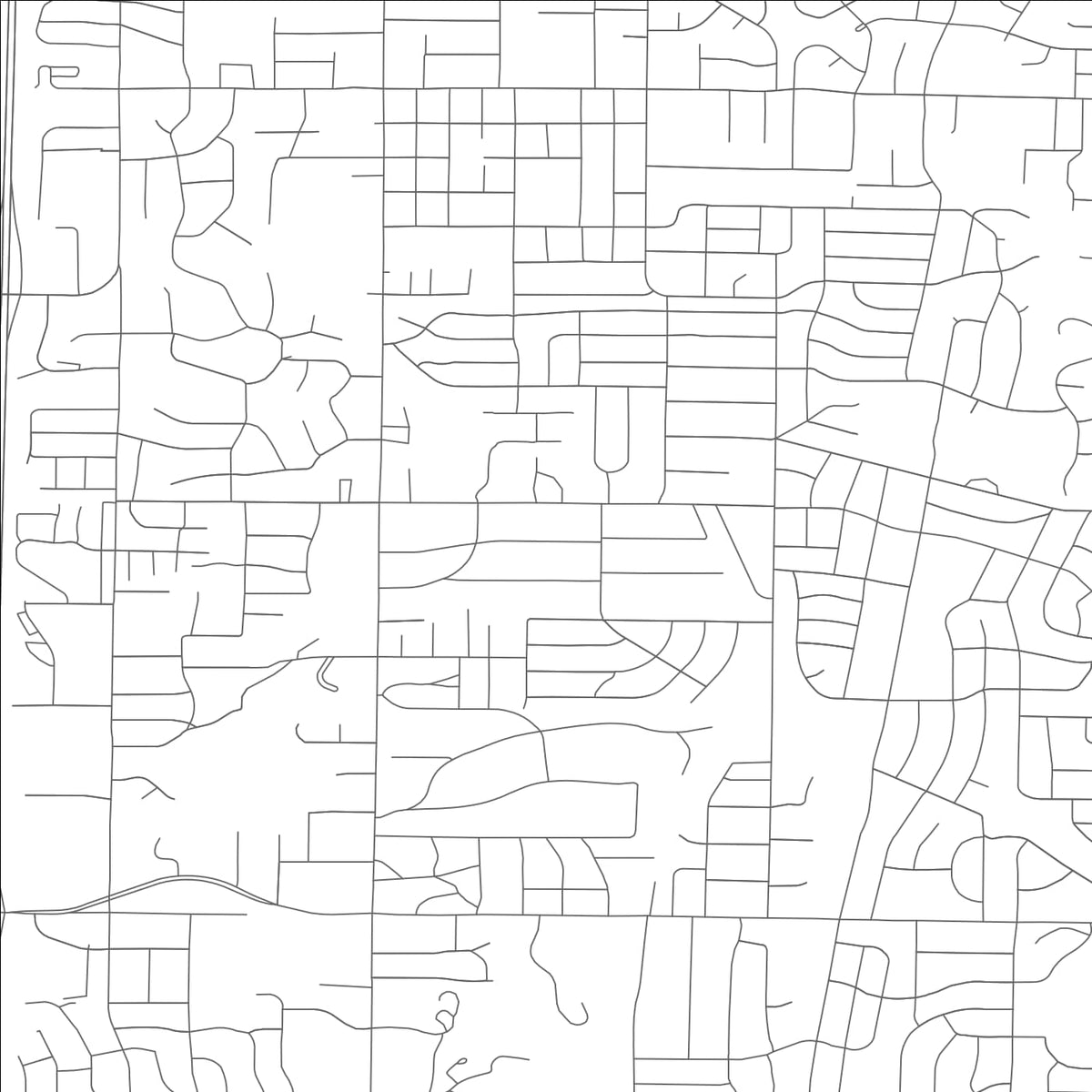 ROAD MAP OF OAKVIEW, MISSOURI BY MAPBAKES