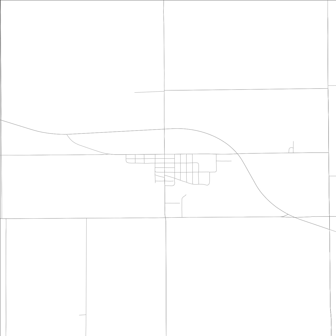 ROAD MAP OF LATHAM, ILLINOIS BY MAPBAKES