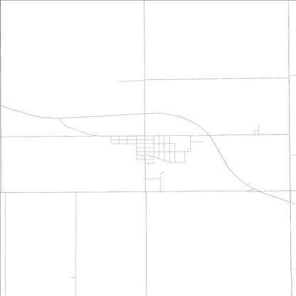 ROAD MAP OF LATHAM, ILLINOIS BY MAPBAKES