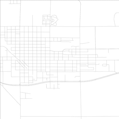 ROAD MAP OF PERRY, LOWA BY MAPBAKES