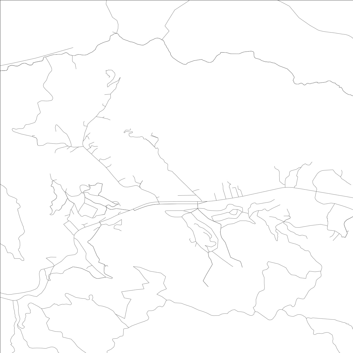 ROAD MAP OF LAGUNITAS FOREST KNOLLS, CALIFORNIA BY MAPBAKES