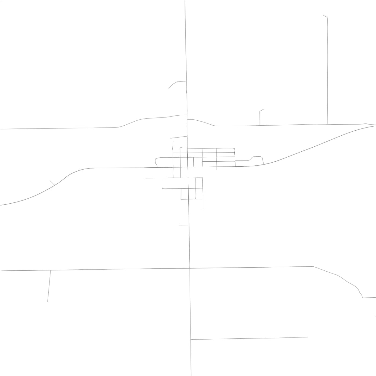 ROAD MAP OF LEAF RIVER, ILLINOIS BY MAPBAKES