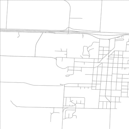 ROAD MAP OF ODESSA, MISSOURI BY MAPBAKES