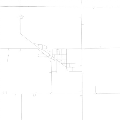 ROAD MAP OF PIERSON, LOWA BY MAPBAKES