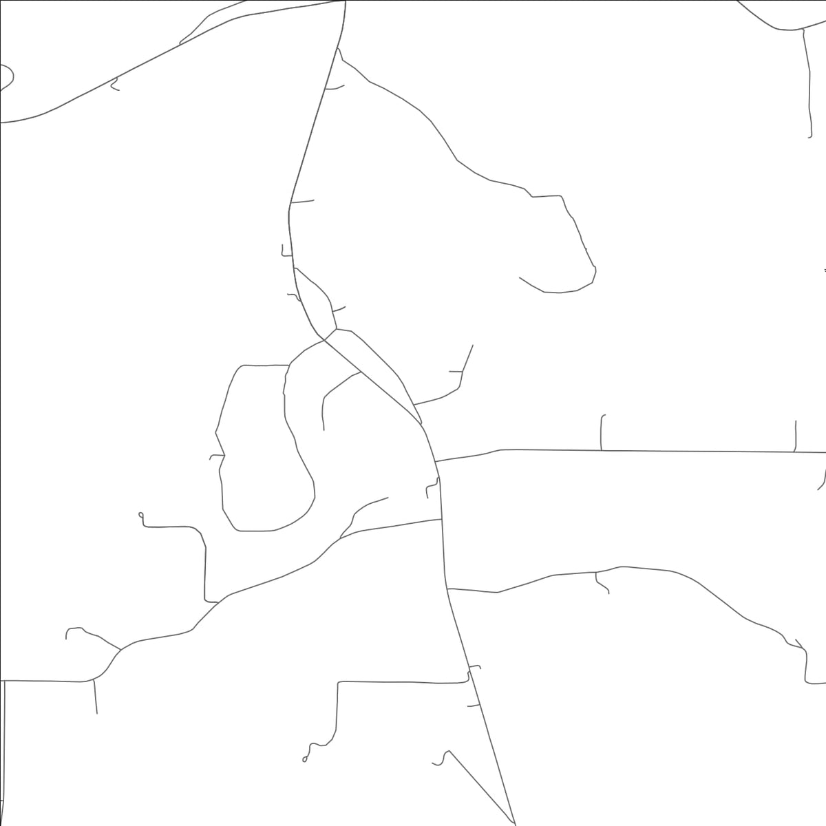 ROAD MAP OF OLD APPLETON, MISSOURI BY MAPBAKES