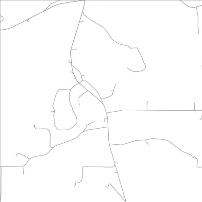 ROAD MAP OF OLD APPLETON, MISSOURI BY MAPBAKES