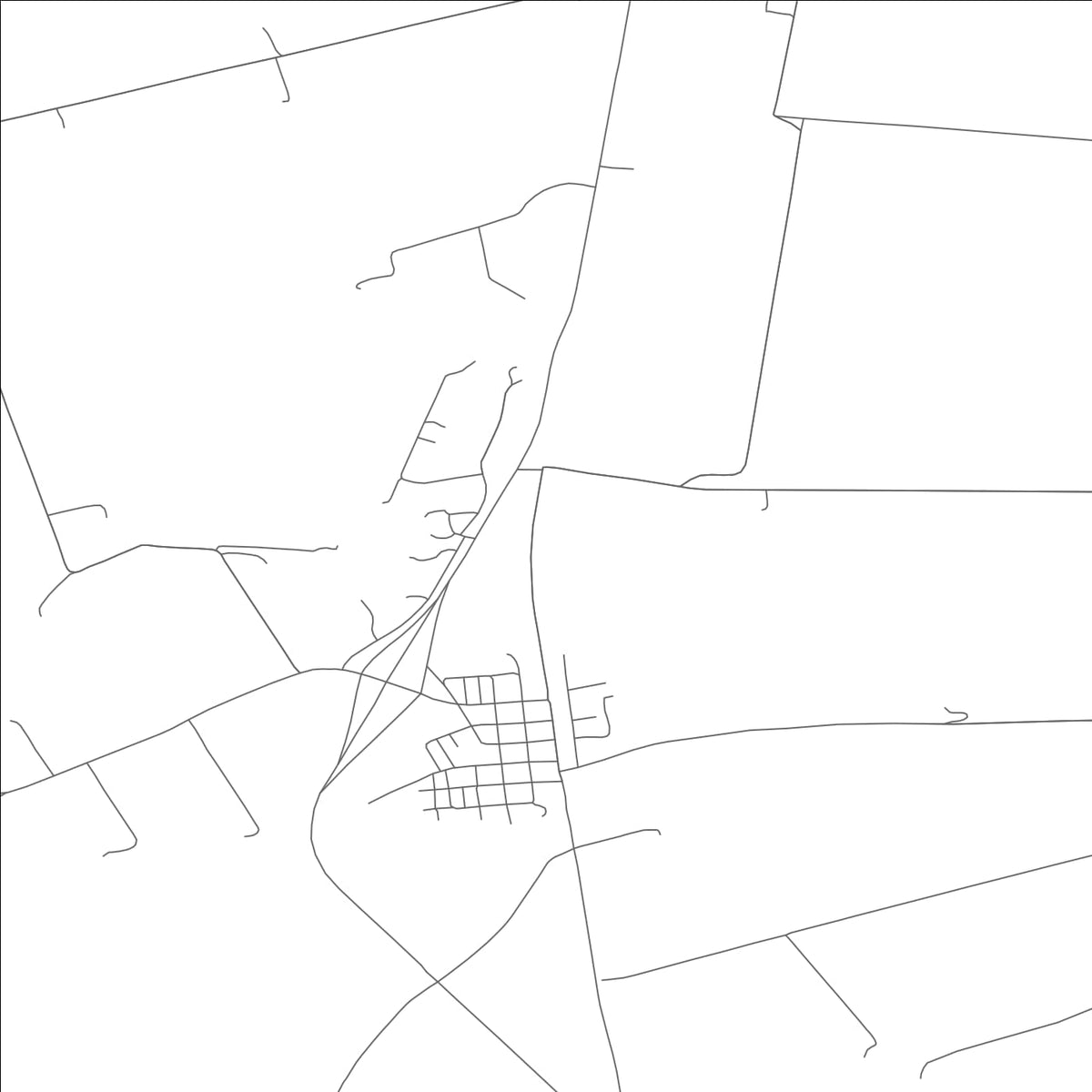 ROAD MAP OF OLD MONROE, MISSOURI BY MAPBAKES