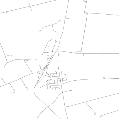 ROAD MAP OF OLD MONROE, MISSOURI BY MAPBAKES