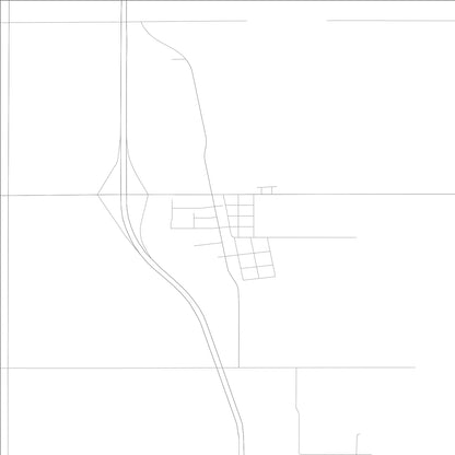 ROAD MAP OF PLAINFIELD, LOWA BY MAPBAKES