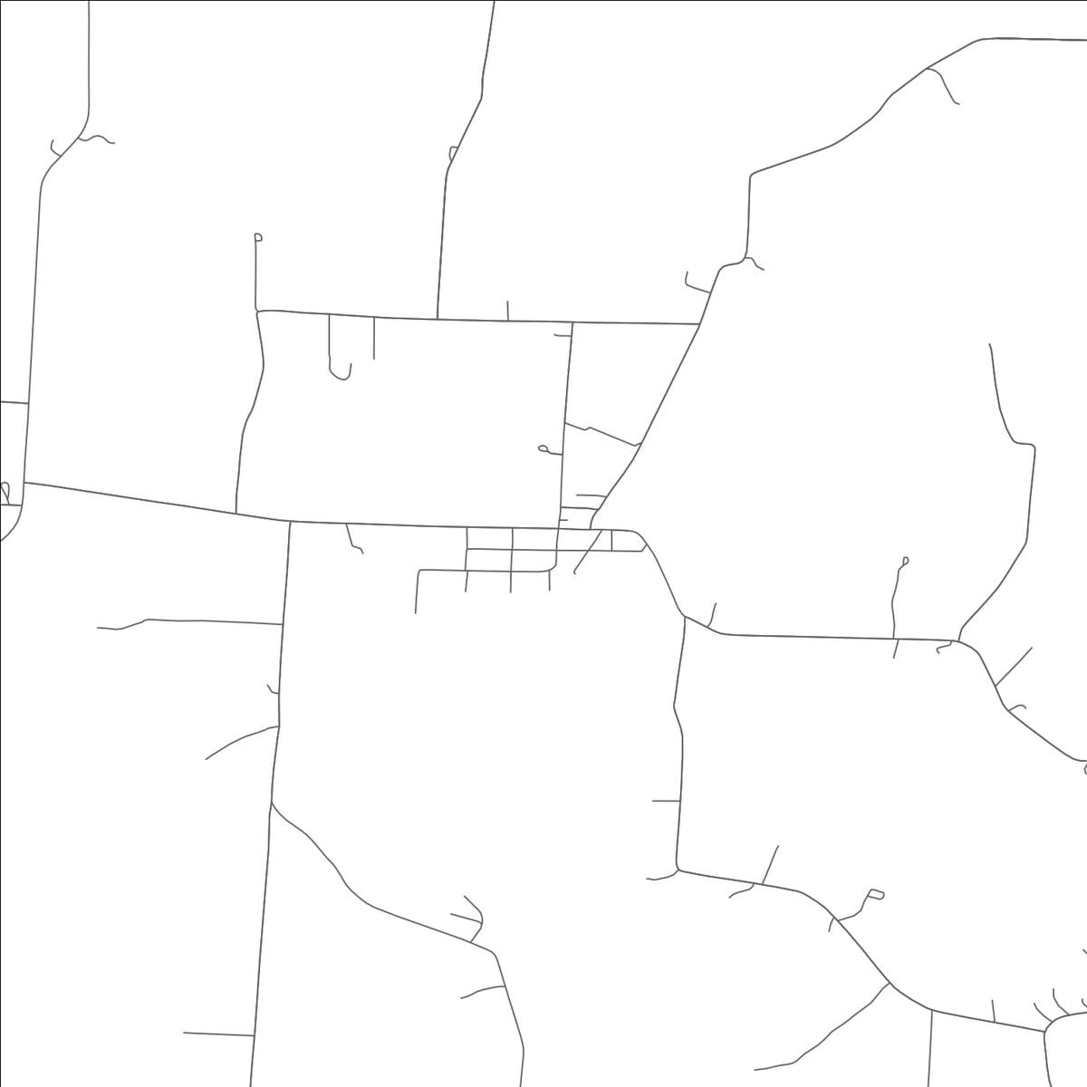 ROAD MAP OF OLEAN, MISSOURI BY MAPBAKES