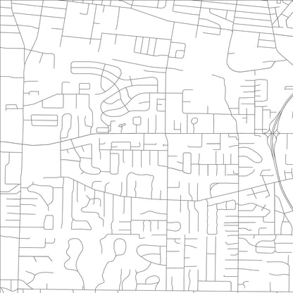 ROAD MAP OF OLIVETTE, MISSOURI BY MAPBAKES