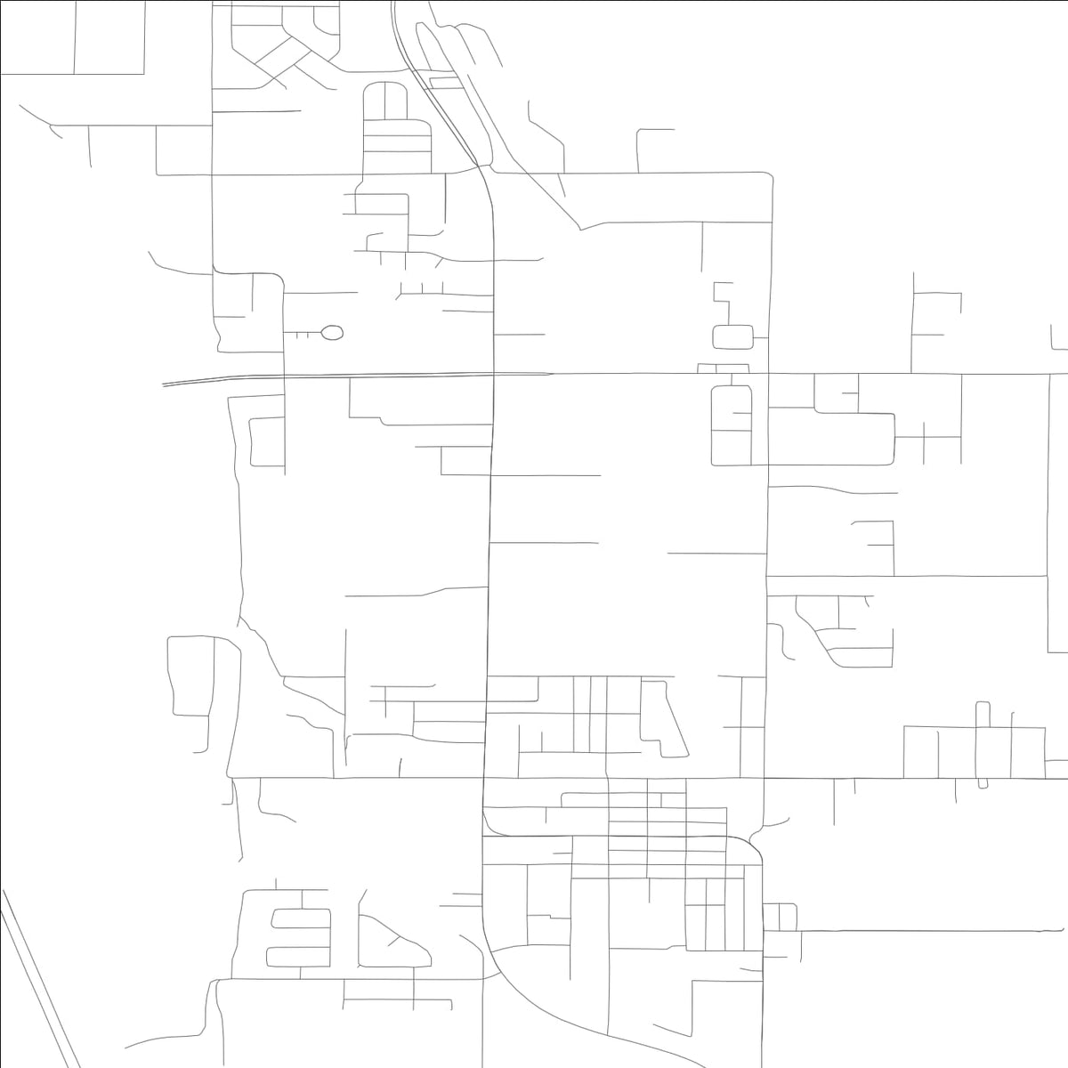 ROAD MAP OF FRUITLAND, IDAHO BY MAPBAKES