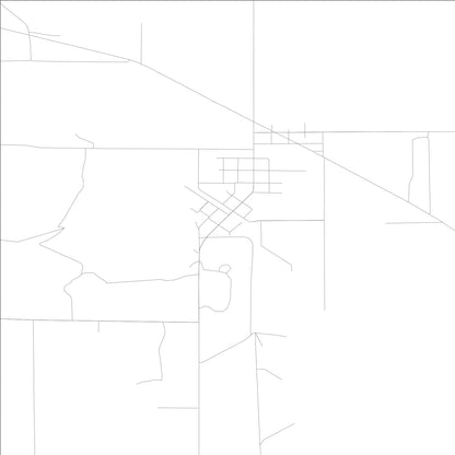 ROAD MAP OF LENZBURG, ILLINOIS BY MAPBAKES