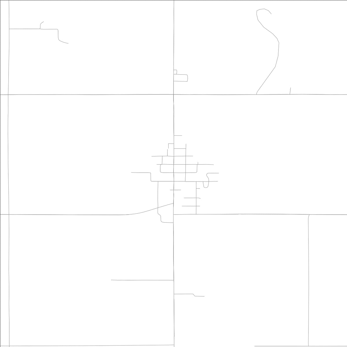 ROAD MAP OF PLYMOUTH, LOWA BY MAPBAKES