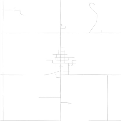 ROAD MAP OF PLYMOUTH, LOWA BY MAPBAKES