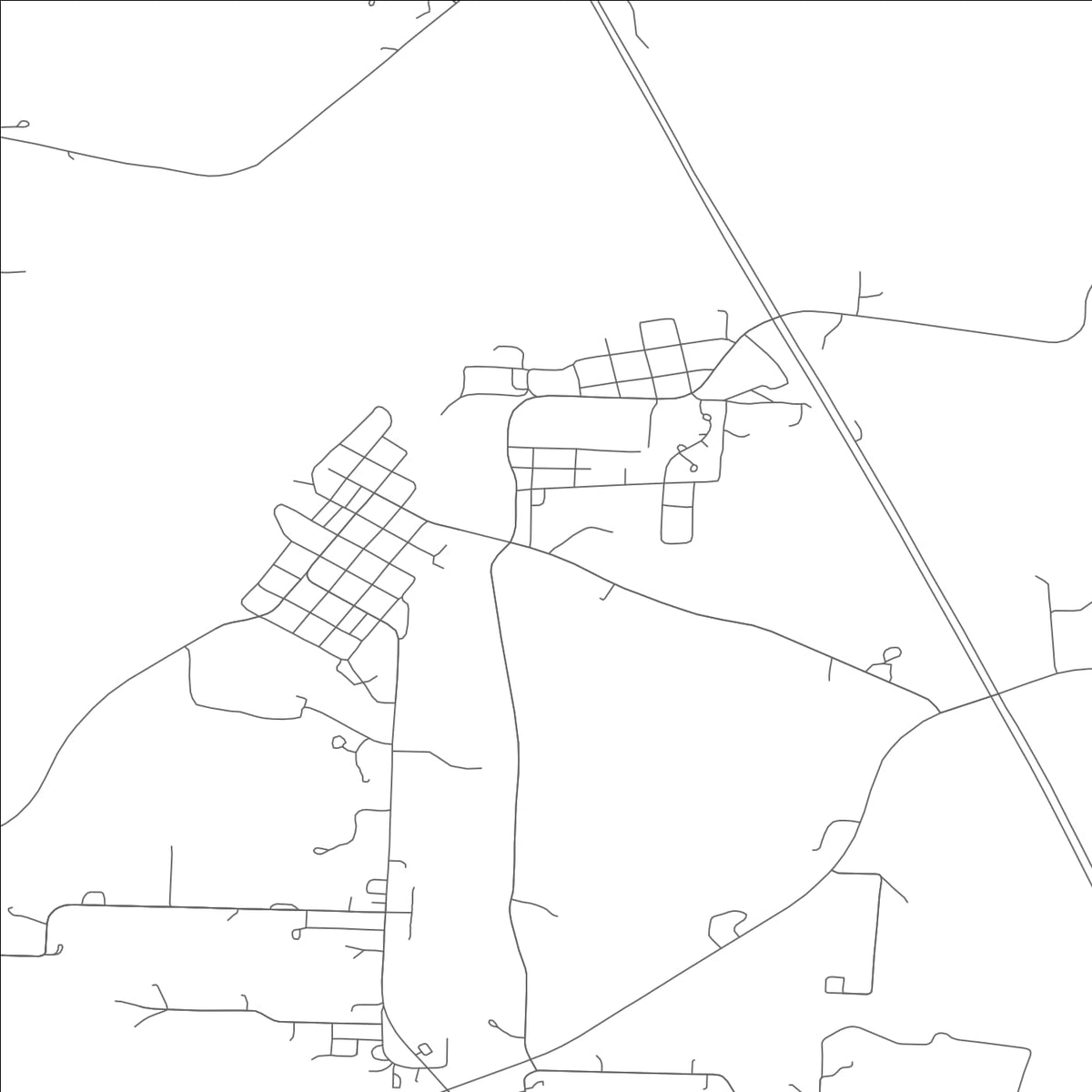 ROAD MAP OF OSCEOLA, MISSOURI BY MAPBAKES