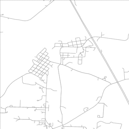 ROAD MAP OF OSCEOLA, MISSOURI BY MAPBAKES