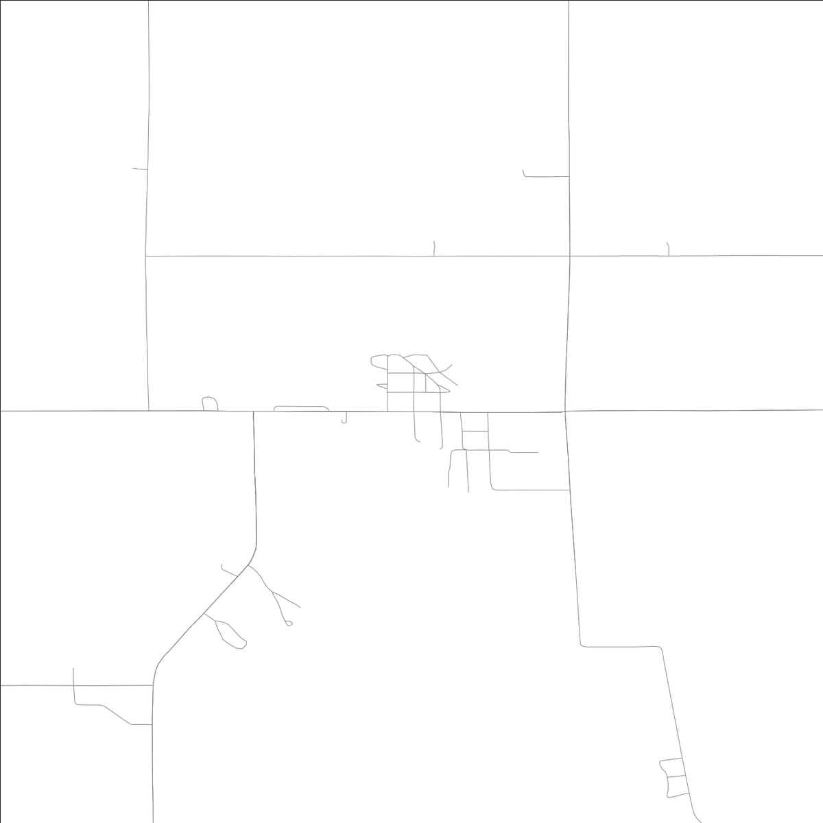 ROAD MAP OF POPEJOY, LOWA BY MAPBAKES