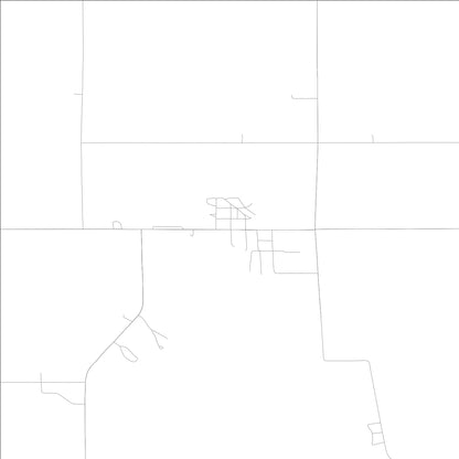 ROAD MAP OF POPEJOY, LOWA BY MAPBAKES