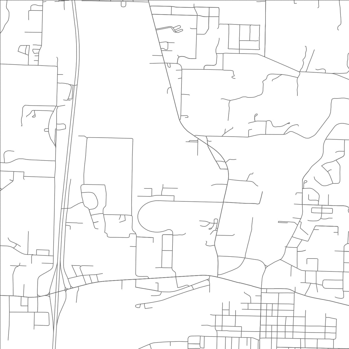 ROAD MAP OF OZARK, MISSOURI BY MAPBAKES
