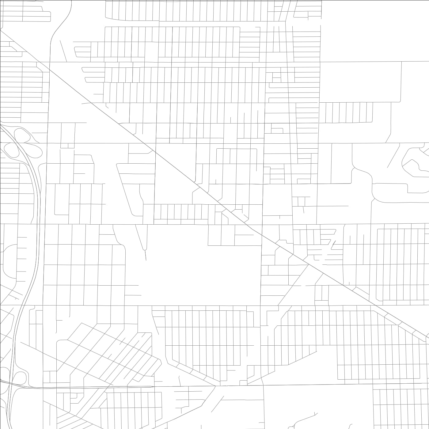 ROAD MAP OF LINCOLNWOOD, ILLINOIS BY MAPBAKES