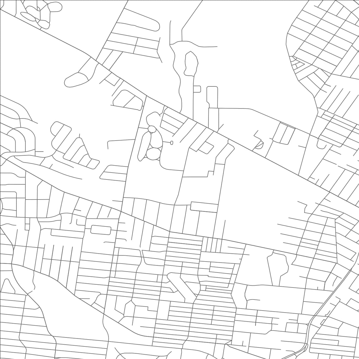ROAD MAP OF PAGEDALE, MISSOURI BY MAPBAKES